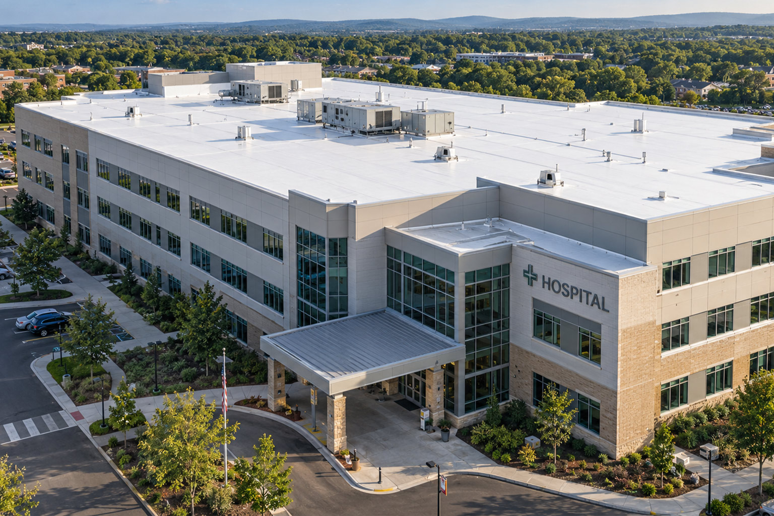 Commercial roofing system